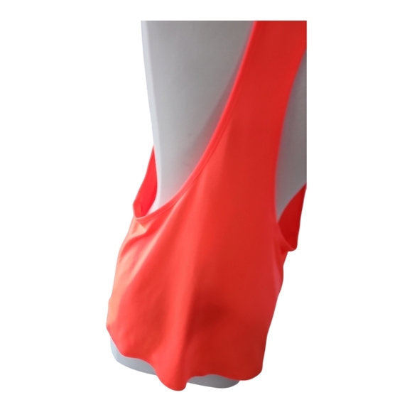 Gymshark Orange Muscle Tank Top Sleeveless Logo M - Picture 4 of 8